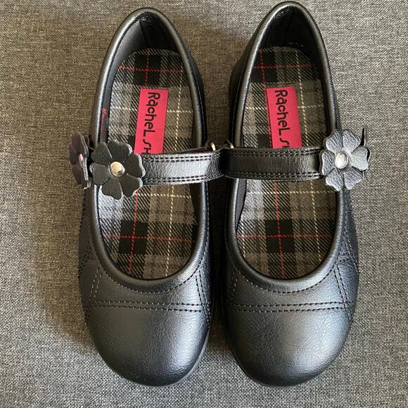 Rachel girls black Mary jane style shoes size 12 - Picture 2 of 8